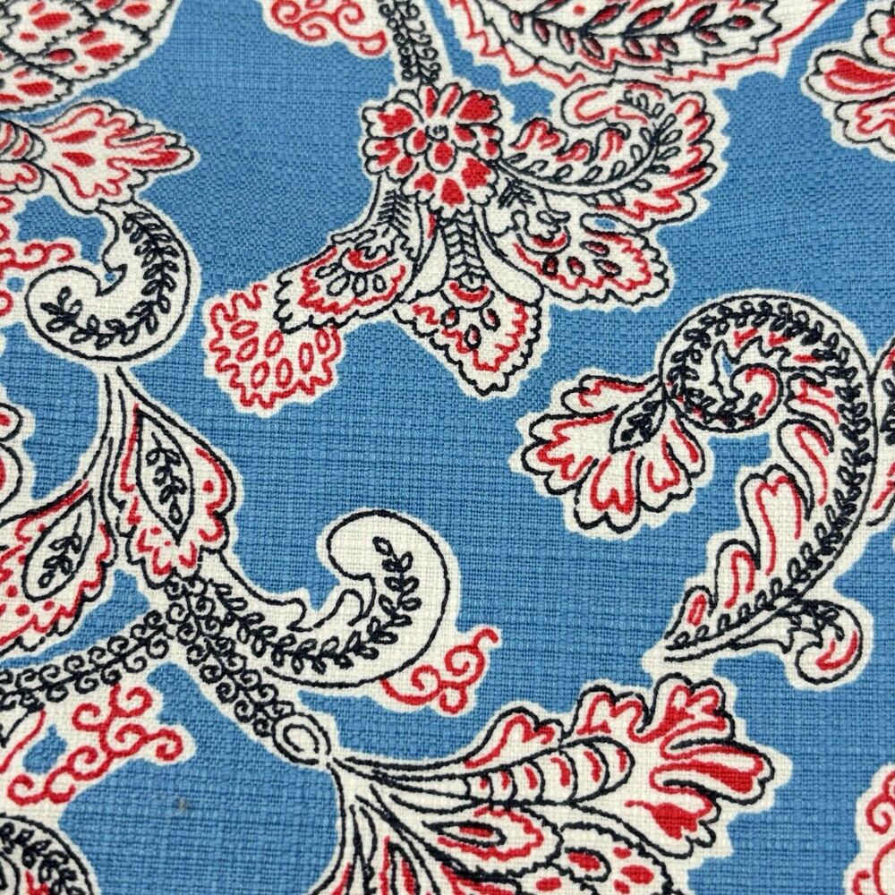NWT Ann Taylor LOFT Paisley Riviera Shorts with 4 Inch Inseam Sz 0 Blue Cotton - Picture 10 of 11